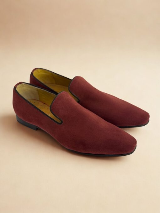 Slipper terciopelo vino