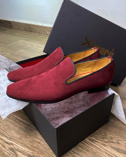 Slipper terciopelo vino