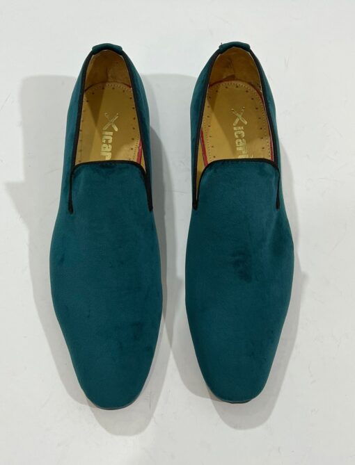 Slipper terciopelo verde