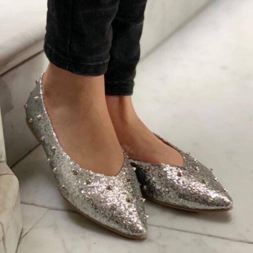 Balerina brillos plata