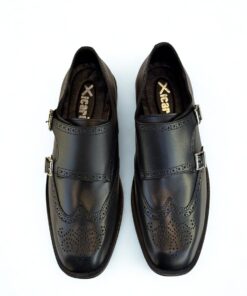 Alternative view of Zapato monk piel color negro