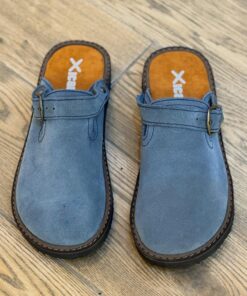 Alternative view of Sandalia gamuza azul suela ultraligera