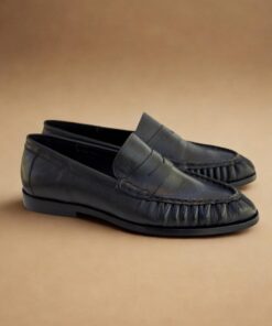 PREVENTA Mocasin piel negro